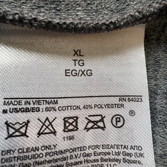 Banana Republic Size XL Gray Micro-Stripe Sleeveless Knit Turtleneck Tunic Dress - Picture 7 of 14